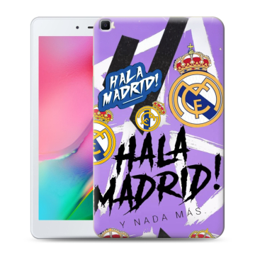 Силиконовый чехол на Samsung Galaxy Tab A 8.0 (2019) с принтом Real Madrid Реал Мадрид Силиконовый чехол на Samsung Galaxy Tab A 8.0 (2019) с принтом Real Madrid Реал Мадрид