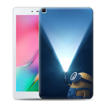 Силиконовый чехол на Samsung Galaxy Tab A 8.0 (2019) с принтом Миньоны Силиконовый чехол на Samsung Galaxy Tab A 8.0 (2019) с принтом Миньоны
