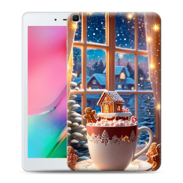 Силиконовый чехол на Samsung Galaxy Tab A 8.0 (2019) с принтом Новый год