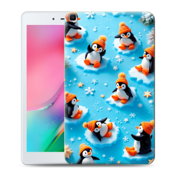 Силиконовый чехол на Samsung Galaxy Tab A 8.0 (2019) с принтом Новый год