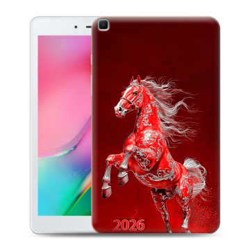 Силиконовый чехол на Samsung Galaxy Tab A 8.0 (2019) с принтом Новый год
