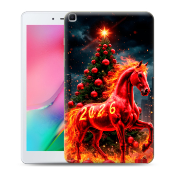 Силиконовый чехол на Samsung Galaxy Tab A 8.0 (2019) с принтом Новый год