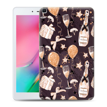 Силиконовый чехол на Samsung Galaxy Tab A 8.0 (2019) с принтом Новый год