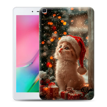 Силиконовый чехол на Samsung Galaxy Tab A 8.0 (2019) с принтом Новый год