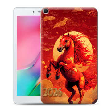 Силиконовый чехол на Samsung Galaxy Tab A 8.0 (2019) с принтом Новый год