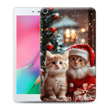 Силиконовый чехол на Samsung Galaxy Tab A 8.0 (2019) с принтом Новый год