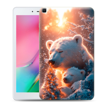 Силиконовый чехол на Samsung Galaxy Tab A 8.0 (2019) с принтом Новый год