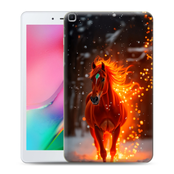 Силиконовый чехол на Samsung Galaxy Tab A 8.0 (2019) с принтом Новый год