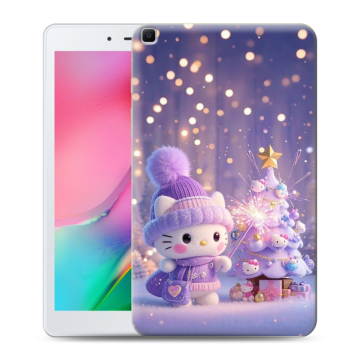 Силиконовый чехол на Samsung Galaxy Tab A 8.0 (2019) с принтом Новый год