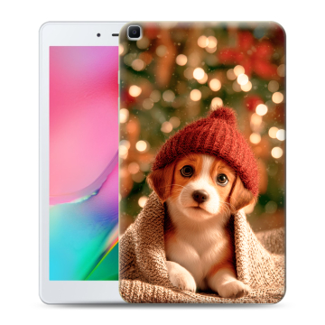 Силиконовый чехол на Samsung Galaxy Tab A 8.0 (2019) с принтом Новый год
