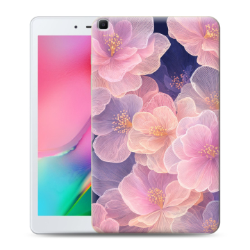 Силиконовый чехол на Samsung Galaxy Tab A 8.0 (2019) с принтом женский