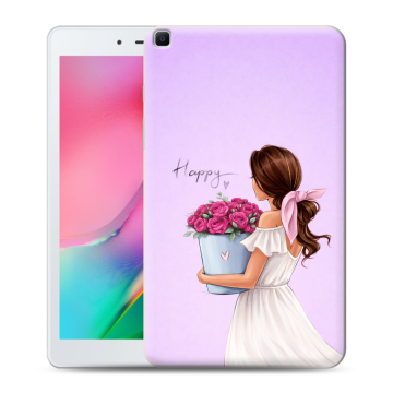 Силиконовый чехол на Samsung Galaxy Tab A 8.0 (2019) с принтом женский Силиконовый чехол на Samsung Galaxy Tab A 8.0 (2019) с принтом женский