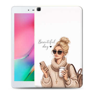 Силиконовый чехол на Samsung Galaxy Tab A 8.0 (2019) с принтом женский Силиконовый чехол на Samsung Galaxy Tab A 8.0 (2019) с принтом женский