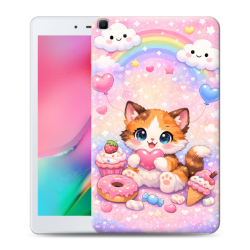Силиконовый чехол на Samsung Galaxy Tab A 8.0 (2019) с принтом для девочек Силиконовый чехол на Samsung Galaxy Tab A 8.0 (2019) с принтом для девочек