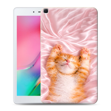 Силиконовый чехол на Samsung Galaxy Tab A 8.0 (2019) с принтом женский