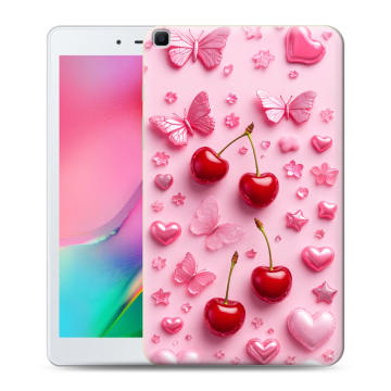 Силиконовый чехол на Samsung Galaxy Tab A 8.0 (2019) с принтом для девочек Силиконовый чехол на Samsung Galaxy Tab A 8.0 (2019) с принтом для девочек
