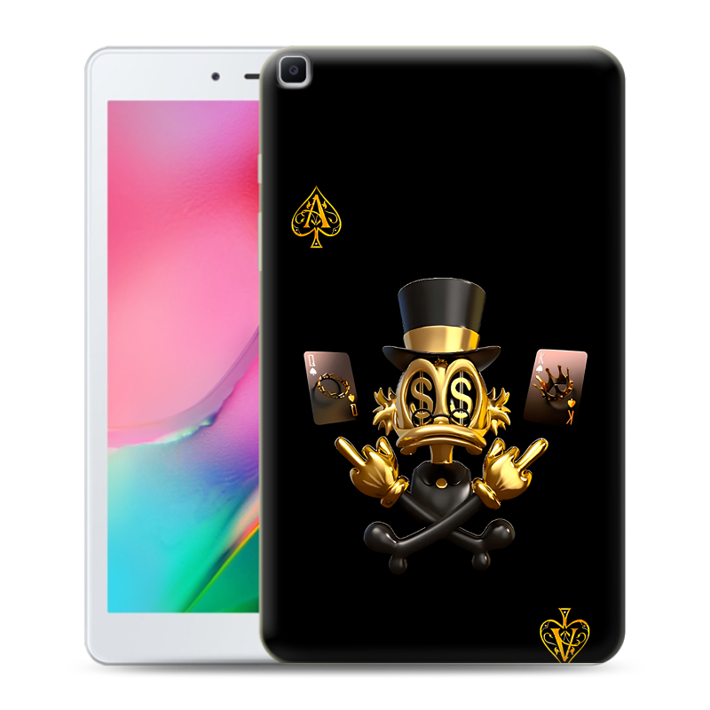 Силиконовый чехол на Samsung Galaxy Tab A 8.0 (2019) с принтом Золотой скрудж макдак Силиконовый чехол на Samsung Galaxy Tab A 8.0 (2019) с принтом Золотой скрудж макдак