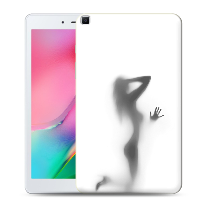 Силиконовый противоударный чехол на Samsung Galaxy Tab A 8.0 (2019) с принтом Силуэт Силиконовый противоударный чехол на Samsung Galaxy Tab A 8.0 (2019) с принтом Силуэт