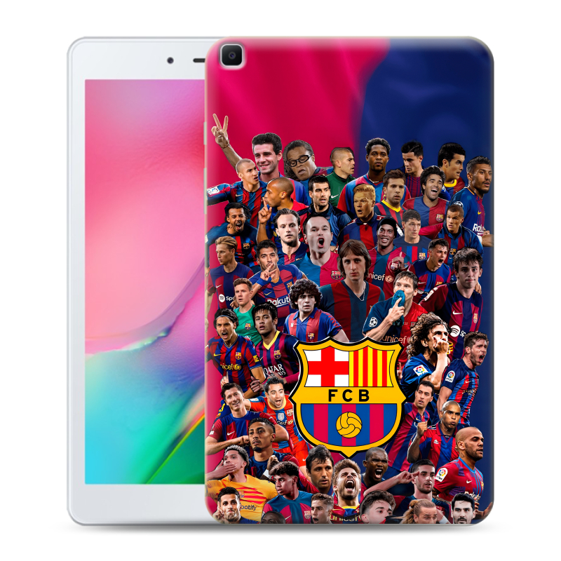 Силиконовый чехол на Samsung Galaxy Tab A 8.0 (2019) с принтом Барселона Barcelona Силиконовый чехол на Samsung Galaxy Tab A 8.0 (2019) с принтом Барселона Barcelona