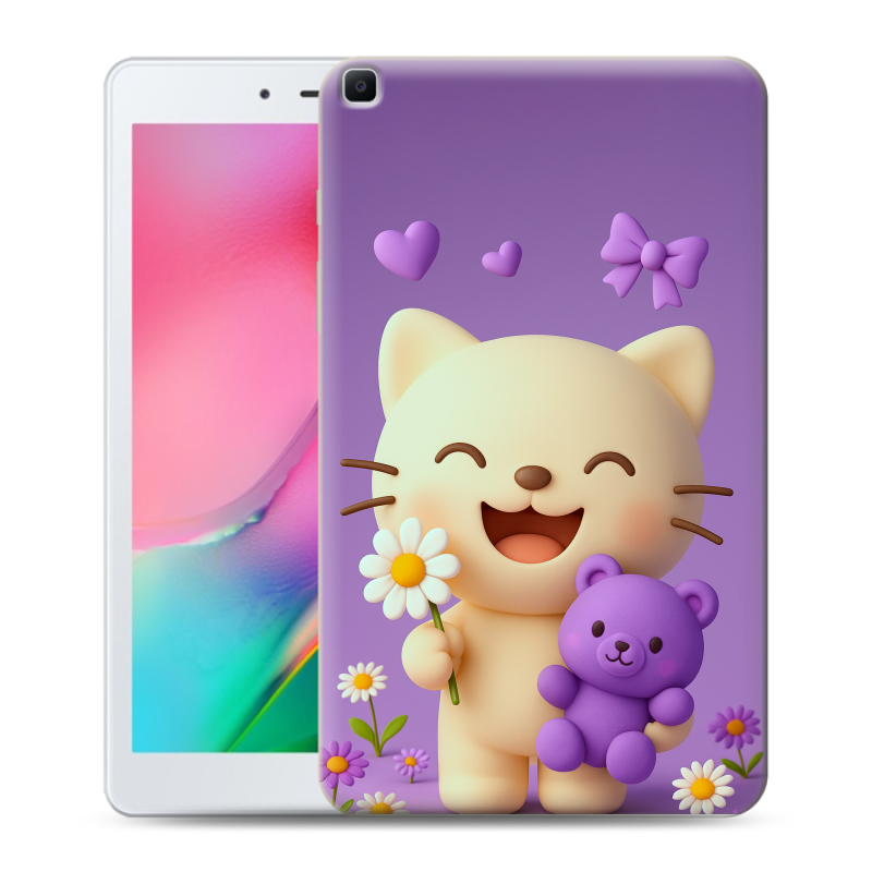 Силиконовый чехол на Samsung Galaxy Tab A 8.0 (2019) с принтом для девочек Силиконовый чехол на Samsung Galaxy Tab A 8.0 (2019) с принтом для девочек