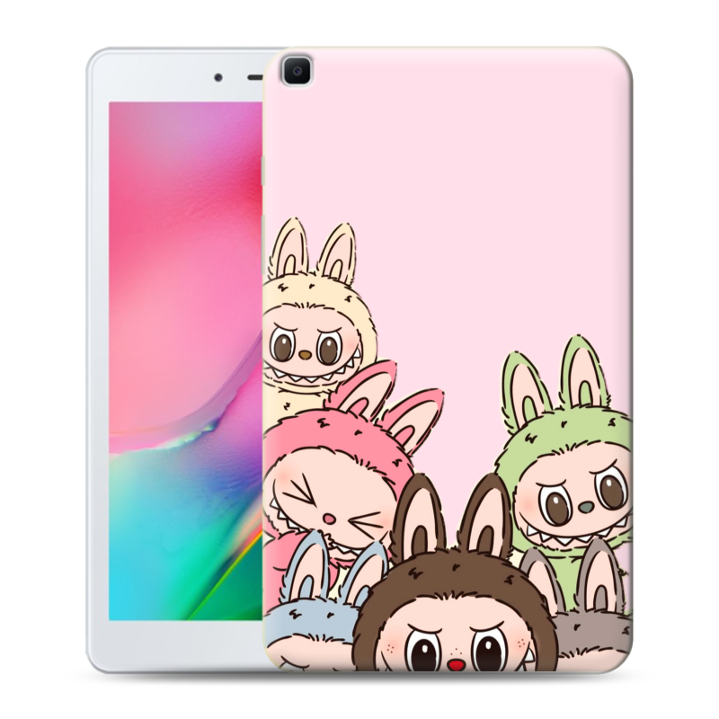 Силиконовый чехол на Samsung Galaxy Tab A 8.0 (2019) с принтом Лабубу Силиконовый чехол на Samsung Galaxy Tab A 8.0 (2019) с принтом Лабубу