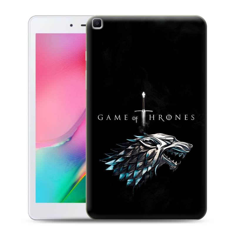 Силиконовый противоударный чехол на Samsung Galaxy Tab A 8.0 (2019) с принтом Игра Престолов Game Thrones Силиконовый противоударный чехол на Samsung Galaxy Tab A 8.0 (2019) с принтом Игра Престолов Game Thrones