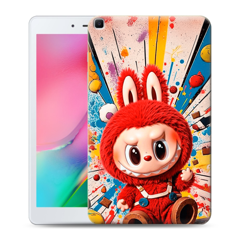 Силиконовый чехол на Samsung Galaxy Tab A 8.0 (2019) с принтом Labubu Лабубу Силиконовый чехол на Samsung Galaxy Tab A 8.0 (2019) с принтом Labubu Лабубу