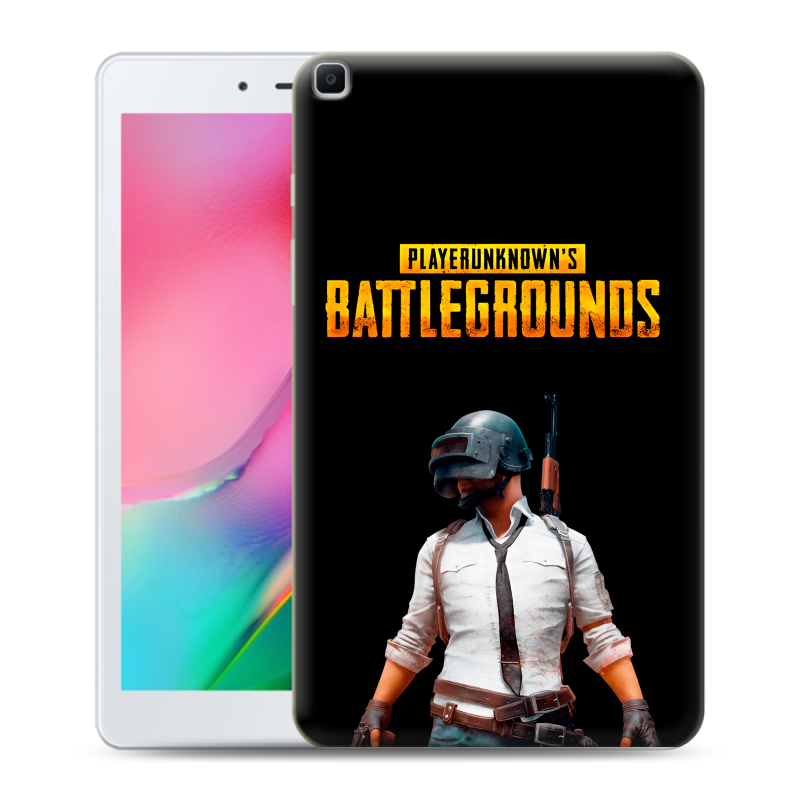 Силиконовый противоударный чехол на Samsung Galaxy Tab A 8.0 (2019) с принтом PUGB ПАГБ Силиконовый противоударный чехол на Samsung Galaxy Tab A 8.0 (2019) с принтом PUGB ПАГБ