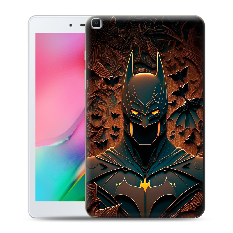 Силиконовый чехол на Samsung Galaxy Tab A 8.0 (2019) с принтом Batman Бэтмен Силиконовый чехол на Samsung Galaxy Tab A 8.0 (2019) с принтом Batman Бэтмен