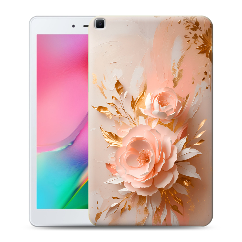 Силиконовый противоударный чехол на Samsung Galaxy Tab A 8.0 (2019) с принтом женский Силиконовый противоударный чехол на Samsung Galaxy Tab A 8.0 (2019) с принтом женский