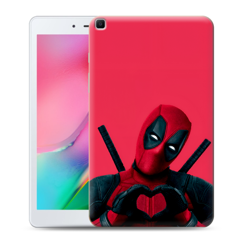 Силиконовый чехол на Samsung Galaxy Tab A 8.0 (2019) с принтом Дедпул Deadpool Силиконовый чехол на Samsung Galaxy Tab A 8.0 (2019) с принтом Дедпул Deadpool