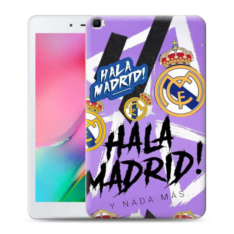 Силиконовый противоударный чехол на Samsung Galaxy Tab A 8.0 (2019) с принтом Real Madrid Реал Мадрид Силиконовый противоударный чехол на Samsung Galaxy Tab A 8.0 (2019) с принтом Real Madrid Реал Мадрид