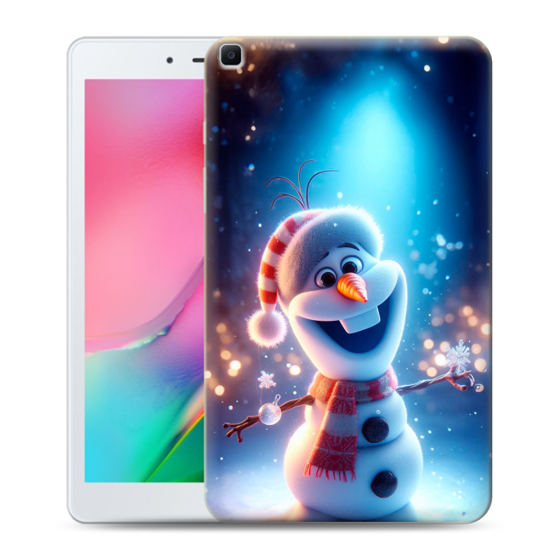 Силиконовый чехол на Samsung Galaxy Tab A 8.0 (2019) с принтом Новый год Силиконовый чехол на Samsung Galaxy Tab A 8.0 (2019) с принтом Новый год
