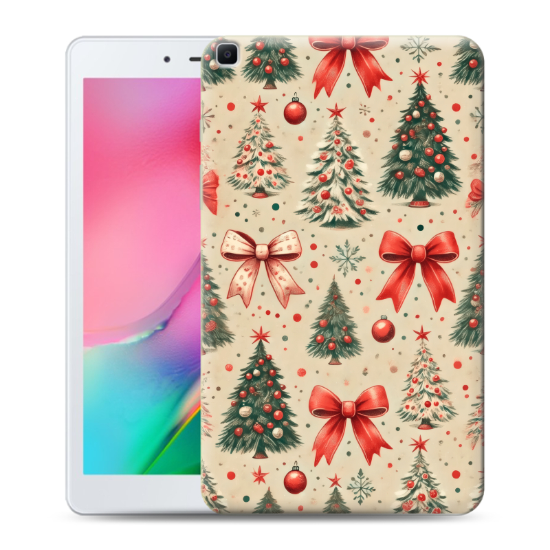 Силиконовый чехол на Samsung Galaxy Tab A 8.0 (2019) с принтом Новый год Силиконовый чехол на Samsung Galaxy Tab A 8.0 (2019) с принтом Новый год