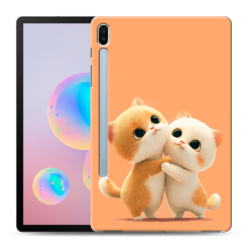 Силиконовый чехол на планшета Samsung Galaxy Tab S6 с принтом Милые котики Силиконовый чехол на планшета Samsung Galaxy Tab S6 с принтом Милые котики