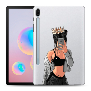 Силиконовый чехол на планшета Samsung Galaxy Tab S6 с принтом Женские принты Силиконовый чехол на планшета Samsung Galaxy Tab S6 с принтом Женские принты