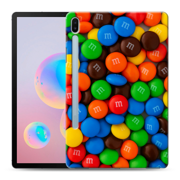 Силиконовый чехол на планшета Samsung Galaxy Tab S6 с принтом Конфеты Силиконовый чехол на планшета Samsung Galaxy Tab S6 с принтом Конфеты