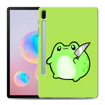 Силиконовый чехол на Samsung Galaxy Tab S6 с принтом Лягушенок Силиконовый чехол на Samsung Galaxy Tab S6 с принтом Лягушенок