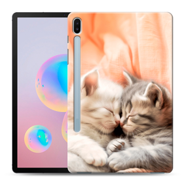 Силиконовый чехол на Samsung Galaxy Tab S6 с принтом Котята