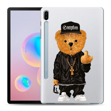 Силиконовый чехол на Samsung Galaxy Tab S6 с принтом Мишка