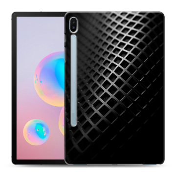 Силиконовый чехол на Samsung Galaxy Tab S6 с принтом Текстура металла Силиконовый чехол на Samsung Galaxy Tab S6 с принтом Текстура металла