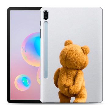 Силиконовый чехол на Samsung Galaxy Tab S6 с принтом Медведь Силиконовый чехол на Samsung Galaxy Tab S6 с принтом Медведь