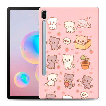 Силиконовый чехол на Samsung Galaxy Tab S6 с принтом Hello Kitty Хелоу Кити