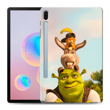 Силиконовый чехол на Samsung Galaxy Tab S6 с принтом Шрек Shrek