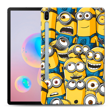 Силиконовый чехол на Samsung Galaxy Tab S6 с принтом Миньоны Силиконовый чехол на Samsung Galaxy Tab S6 с принтом Миньоны