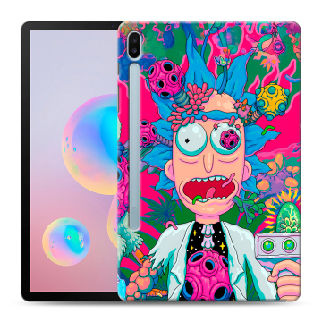 Силиконовый чехол на Samsung Galaxy Tab S6 с принтом Рик и Морти Rick Morty Силиконовый чехол на Samsung Galaxy Tab S6 с принтом Рик и Морти Rick Morty