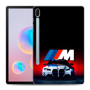 Силиконовый чехол на Samsung Galaxy Tab S6 с принтом БМВ BMW