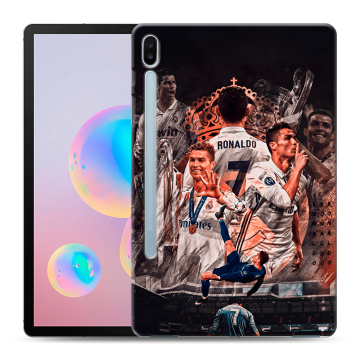 Силиконовый чехол на Samsung Galaxy Tab S6 с принтом Реал Роналдо Real Ronaldo Силиконовый чехол на Samsung Galaxy Tab S6 с принтом Реал Роналдо Real Ronaldo