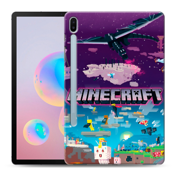 Силиконовый чехол на Samsung Galaxy Tab S6 с принтом Майнкрафт Minecraft Силиконовый чехол на Samsung Galaxy Tab S6 с принтом Майнкрафт Minecraft