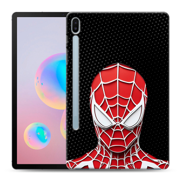 Силиконовый чехол на Samsung Galaxy Tab S6 с принтом человек паук spiderman